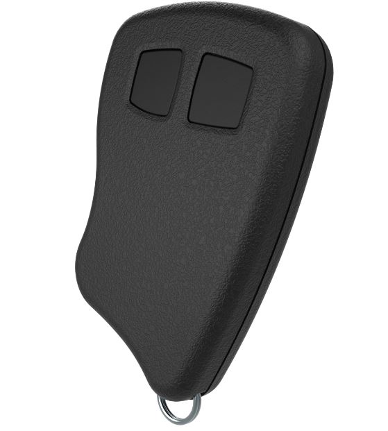 CONTROL REMOTO DE 3 BOTONES PARA EQUIPOS JFL ALCANCE INALAMBRICO 100M SIN OBSTACULOS COLOR NEGRO