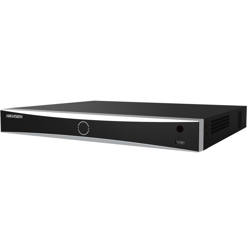 NVR POE DE 16 CANALES IP HIKVISION 12 MEGAPIXEL 4K CON 16 PUERTOS POE ACUSENSE 2 SATA HDMI 4K