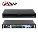 NVR DE 16 CANALES POE DAHUA 4K H265+ 320MBPS 2 SATA HDMI CON WIZSENSE IA