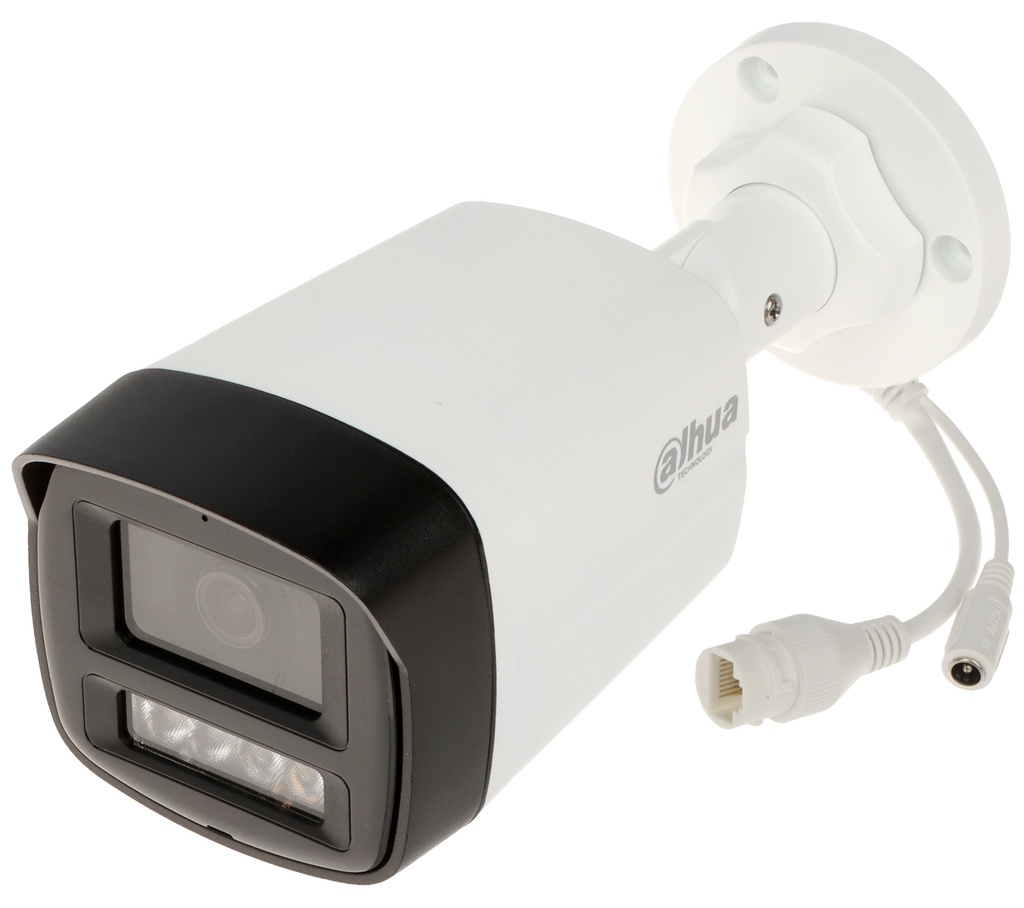 CAMARA DE SEGURIDAD BALA IP DE 4 MEGAPIXELES DAHUA FULL COLOR 2.8MM IP67 30M POE MICROFONO