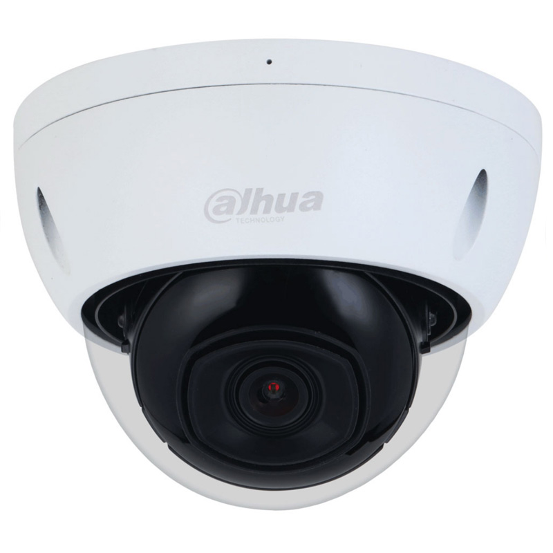 CAMARA DE SEGURIDAD DOMO IP DE 8 MEGAPIXELES 8MP DAHUA ANTIVANDALICA 2.8MM 30M IP67 IK10