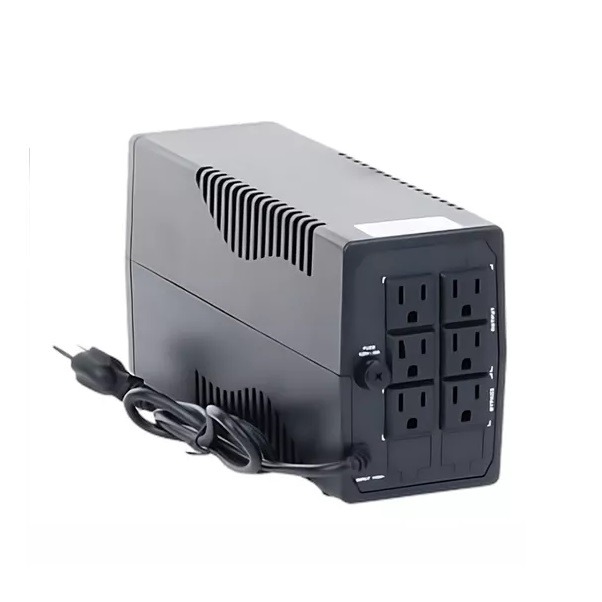 UPS DE 1000VA 1KVA INTERACTIVA HIKVISION LCD 600W 120V 6 TOMAS