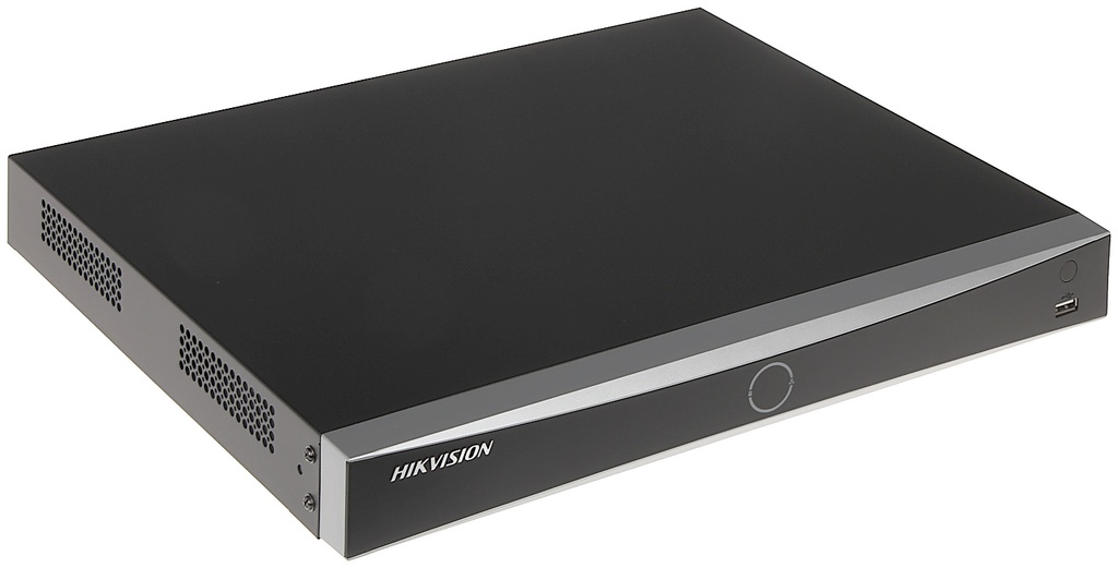 NVR DE 8 CANALES IP 12 MEGAPIXELES 8 PUERTOS POE ACUSENSE 4K RECONOCIMIENTO FACIAL 2 SATAS HIKVISION