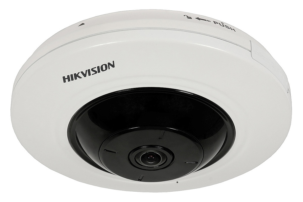 CAMARA DE SEGURIDAD IP OJO DE PEZ 180º-360º DE 5 MEGAPIXELES H265+ MICROFONO POE MICROSD ALARMAS