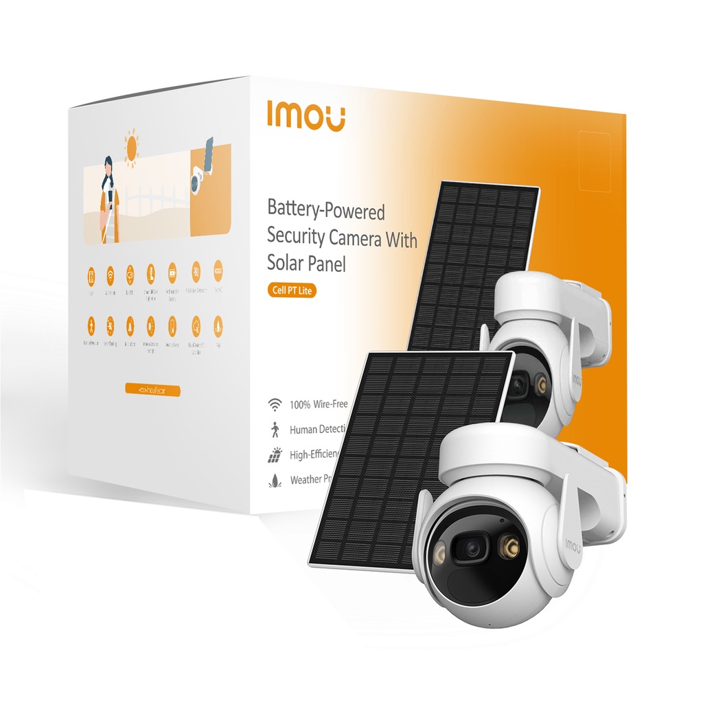 CAMARA DE SEGURIDAD SOLAR WIFI CELL PTZ 3MP 15FPS 3.6MM H265+ 2.4GHZ ZOOM 8X AUDIO 2 VIAS BATERIA 15000MAH PANEL SOLAR