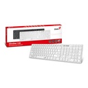 TECLADO GENIUS SLIMSTAR 126 QWERTY ESPAÑOL COLOR BLANCO