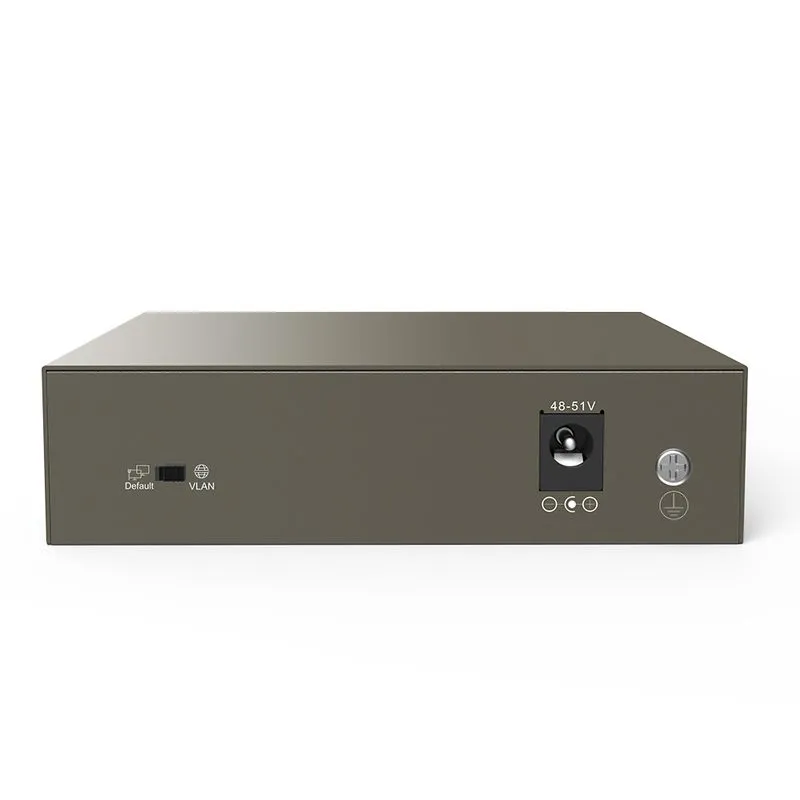 SWITCH DE 5 PUERTOS GIGABITE CON 4 PUERTOS POE METELICO PROTECCION DE RAYOS