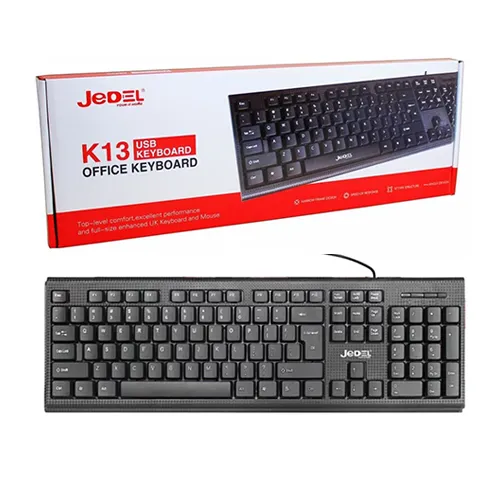 TECLADO ALAMBRICO NEGRO USB NUMERICO OFICINA 104 TECLAS