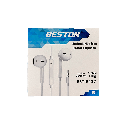 AUDIFONOS CABLEADOS MANOS LIBRES BESTON BLANCOS PLUG 3.5MM ESTEREO