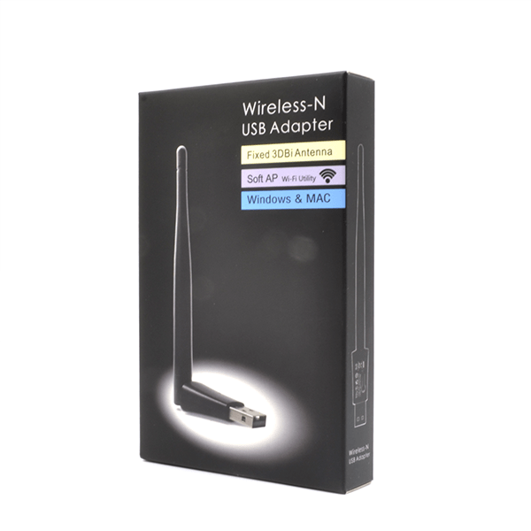 ANTENA USB WIFI 2.0 PARA PC 2 ANTENAS 150MBPS 2 DBI