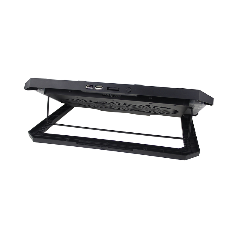 BASE REFRIGERANTE GAMER LED 2 COOLER USB CON SOPORTE PARA EL CELULAR