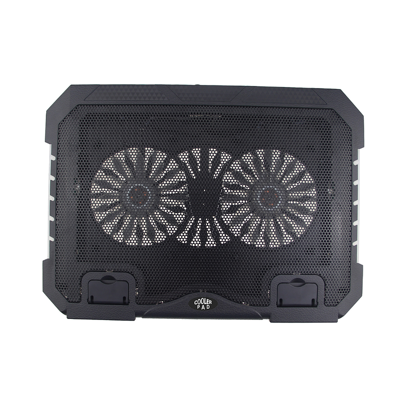 BASE REFRIGERANTE GAMER LED 2 COOLER USB CON SOPORTE PARA EL CELULAR