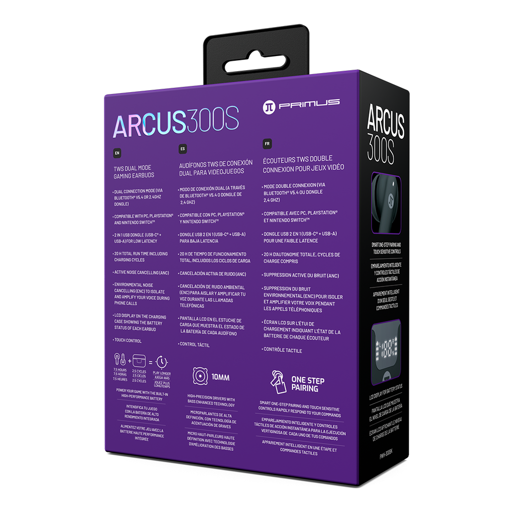 AUDIFONOS AIRPODS GAMER PRIMUS BLUETOOTH DUAL MICRO USB 2 EN 1