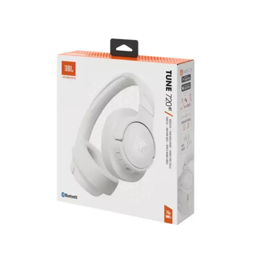 AUDIFONOS DIADEMAS BLUETOOTH JBL GRANDES TUNE 720BT PURE BASS 76 HORAS CARGA RAPIDA