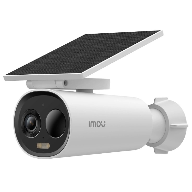CAMARA DE SEGURIDAD BALA CELL DE 3 MEGAPIXEL 2K WIFI CON PANEL SOLAR 5000MAH ZOOM 8X