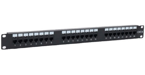 PATCH PANEL DE 24 PUERTOS CATEGORIA 6 METALICO SURLINK