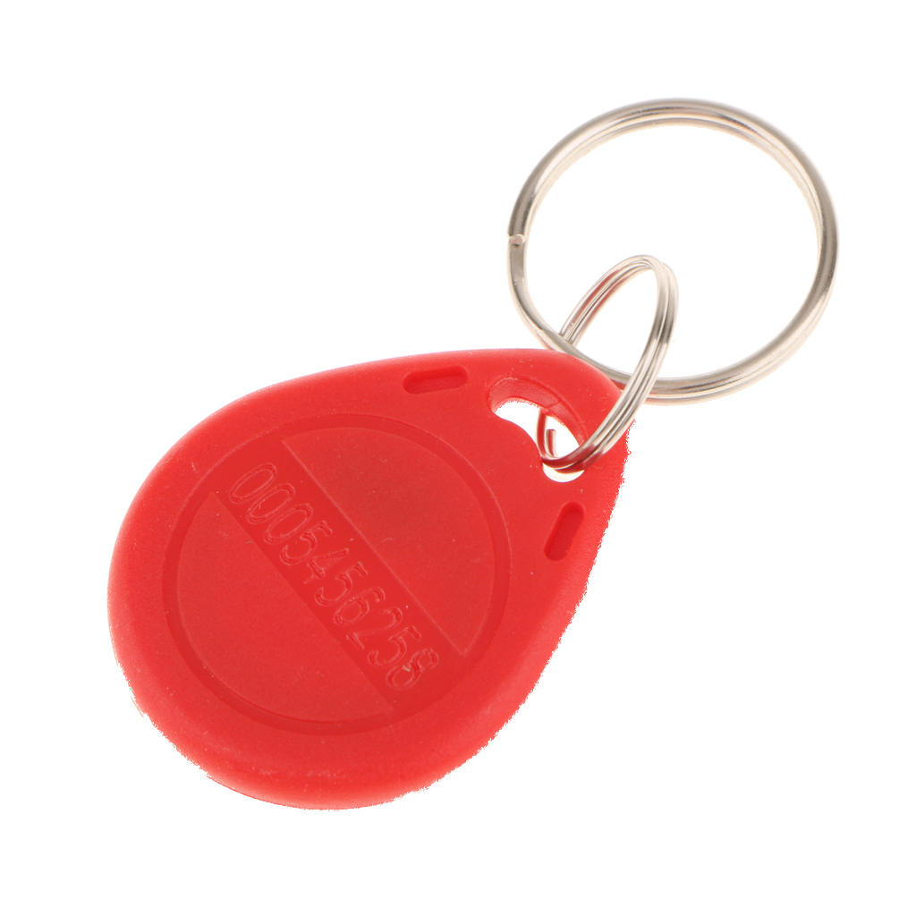 LLAVERO TAG ROJO APROXIMIDAD 125HZ RFID CONTROL DE ACCESO