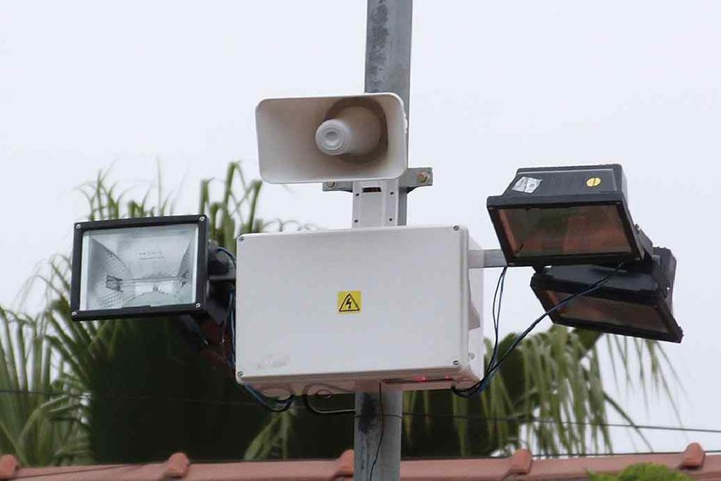 ALARMA COMUNITARIA BARRIOS CON TABLERO LED