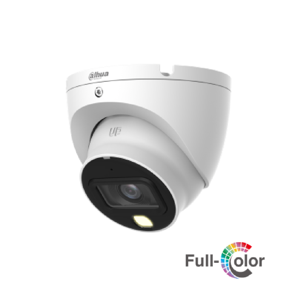 CAMARA DE VIGILANCIA DOMO DE 5 MEGAPIXELES 5MP DAHUA 30M  DUAL LIGHT CON AUDIO IP67 2.8MM