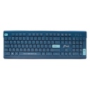 TECLADO BLUETOOTH INALAMBRICO 2.4GHZ USB ERGONOMICO RECARGABLE
