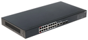 SWITCH DE 16 PUERTOS POE CAPA 2 DAHUA BASE 100 + 2 SFP GIGABITE