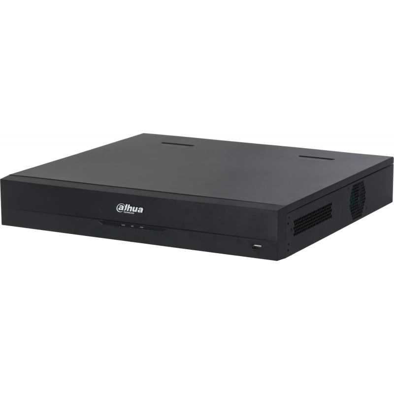 NVR DE 16 CANALES POE DAHUA 4K H265+ 320MBPS 2 SATA HDMI CON WIZSENSE IA
