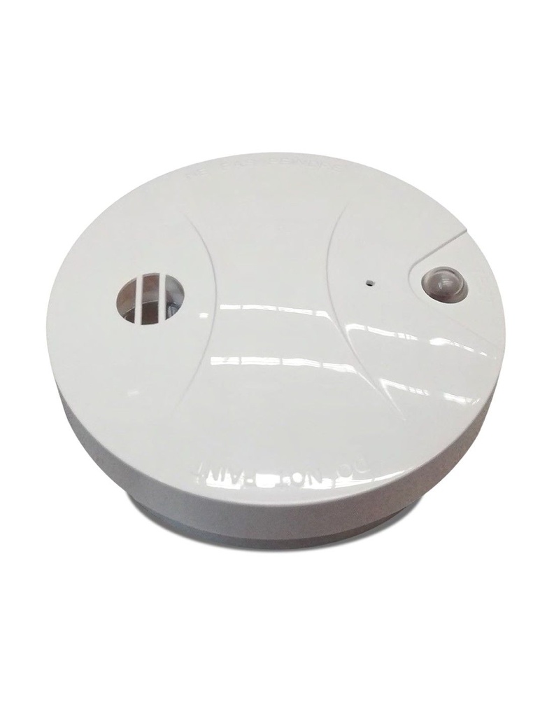 DETECTOR DE HUMO INALAMBRICO FOTOELECTRICO A 110V Y BATERIA 9V DE RESPALDO