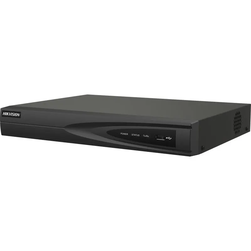 NVR DE 4 CANALES HIKVISION ACUSENSE 8 MEGAPIXEL 4K 4 PUERTOS POE HDMI