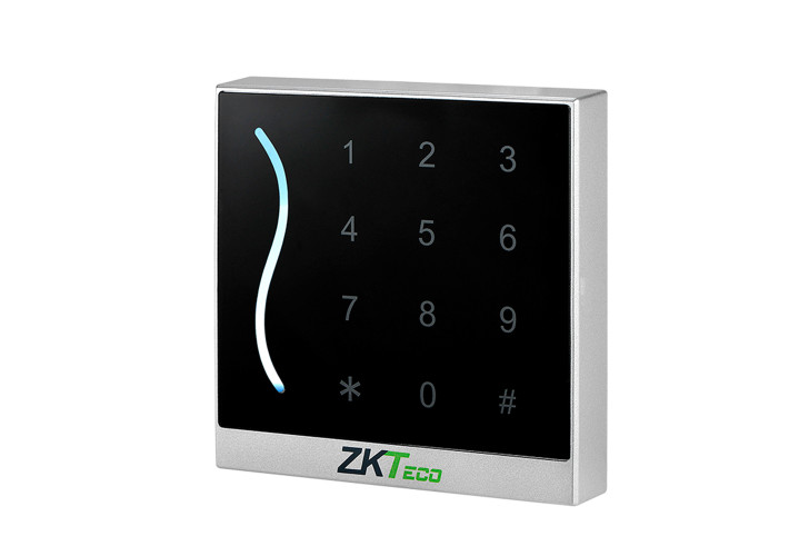 LECTOR LECTORA ZKTECO DE TARJETAS RFID 125KHZ + CLAVE CONTRASEÑA NEGRO EXTERIOR O INTERIOR