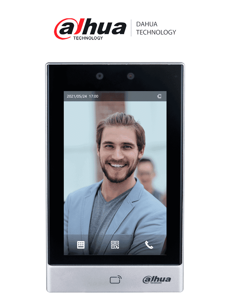 CONTROL DE ACCESO FACIAL TOUCH MIFARE 2MP WIFI 50000 ROSTROS 10000 TARJETAS DAHUA