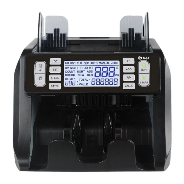 CONTADORA DE BILLETES LCD PANEL DE CONTROL DENOMINACION MANUAL 4 DIVISAS
