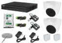 KIT DE 2 CAMARAS DE SEGURIDAD 1080P DAHUA CCTV  