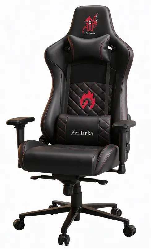 SILLA GAMER PROFESIONAL ESPUMA NUEVA ERGONOMICA KYOMI NEGRA 2.0