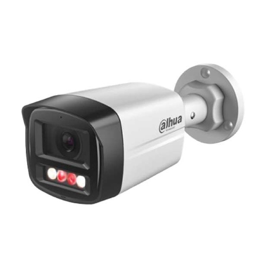[DH-IPC-HFW1439TL1P-A-IL-0280B] CAMARA DE SEGURIDAD BALA IP DE 4 MEGAPIXELES DAHUA FULL COLOR 2.8MM IP67 30M POE MICROFONO