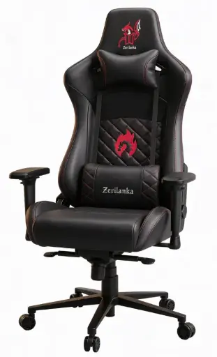 [108036A] SILLA GAMER PROFESIONAL ESPUMA NUEVA ERGONOMICA KYOMI NEGRA 2.0