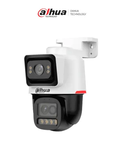 [DH-IPC-PTS2449CP-4E3Z-S-PV-LED-0280B-3684-PRO] CAMARA DE SEGURIDAD PTZ DOBLE LENTE 4MP Y 2MP 2 IVS WIZCOLOR 6X AUDIO 