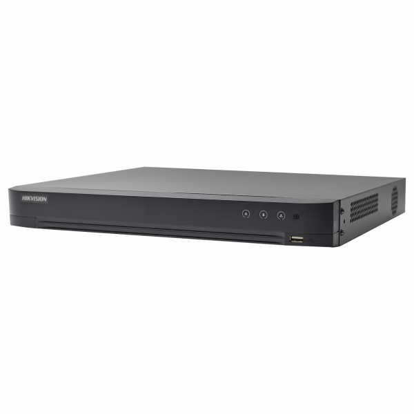 DVR 4 MEGAPIXEL / 4 CANALES TURBOHD + 2 CANALES IP / 1 BAHÍA DE DISCO DURO / 1 CANAL DE AUDIO