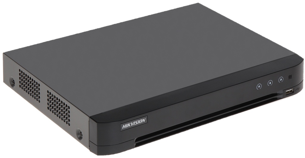 DVR 4CH TURBO 8MP 1BAHIA/10TB H.265+ ANALITICAS 30FPS HDMI/VGA METAL 2nd Gen AcuSense HIKVISION