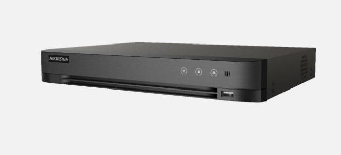 DVR 4CH TURBO 8MP 1BAHIA/10TB H.265+ ANALITICAS 30FPS HDMI/VGA METAL 2nd Gen AcuSense HIKVISION