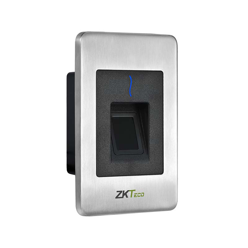 LECTORA HUELLAS SENSOR SILKID Y TARJETAS EM INTERFAZ RS485 CARCASA EN ACERO INOXIDABLE