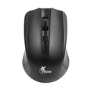 MOUSE INALAMBRICO XTECH NEGRO 1600DPI OPTICO