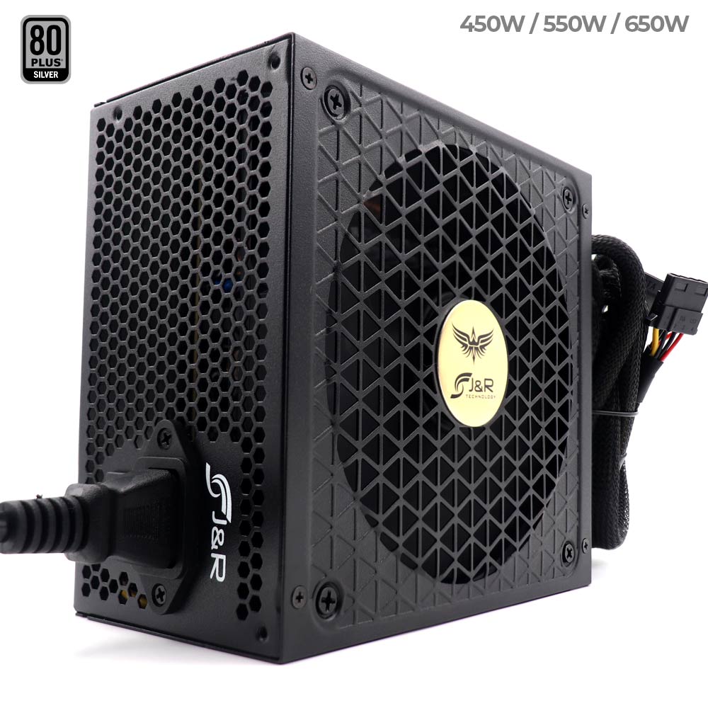 FUENTE DE PODER GAMER PSU-006 550W JYR 80 PLUS CERTIFICADA