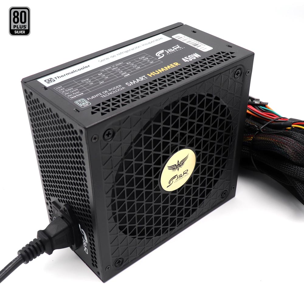 FUENTE DE PODER GAMER PSU-006 550W JYR 80 PLUS CERTIFICADA