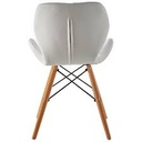 SILLA GONGGA PRO PATAS EN MADERA - BLANCA