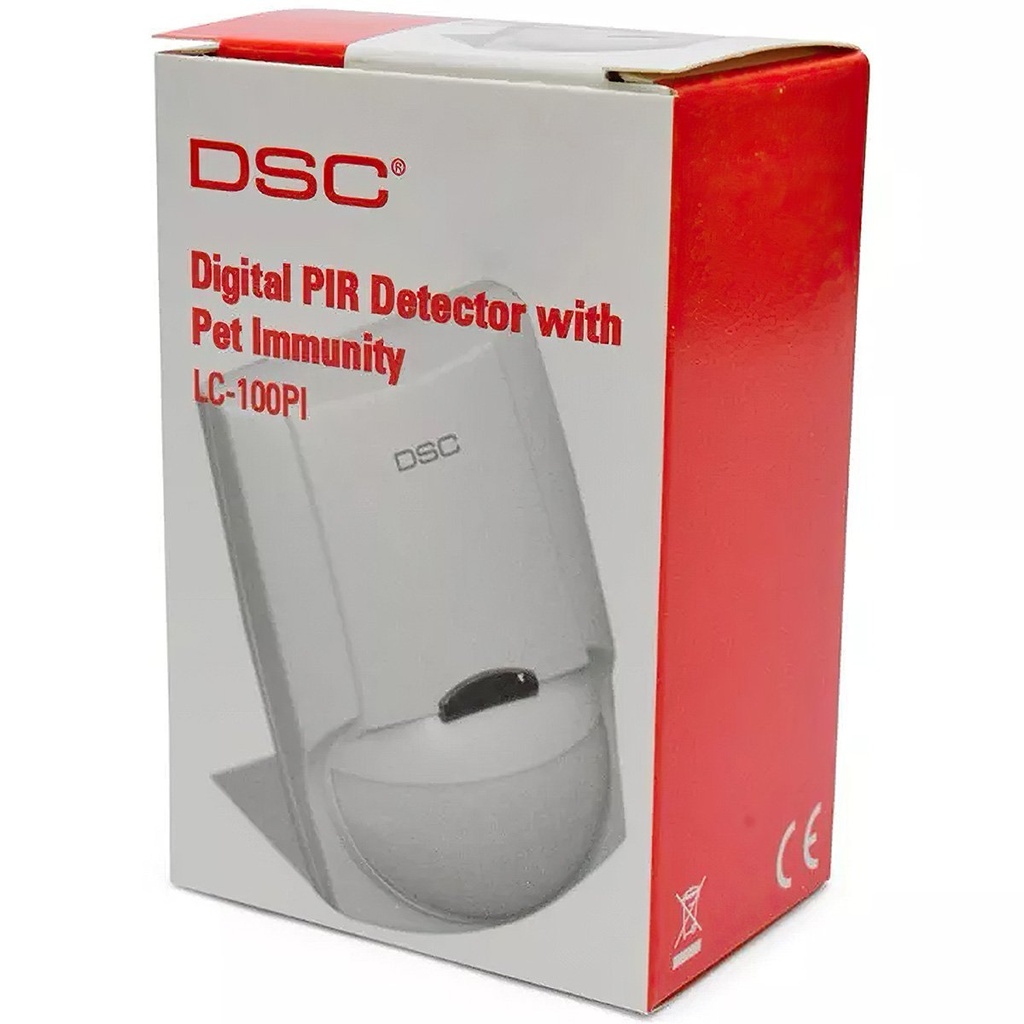 DSC DETECTOR DIGITAL – LC-100-PI PASIVO INFRARROJO (PIR) CON INMUNIDAD A MASCOTAS