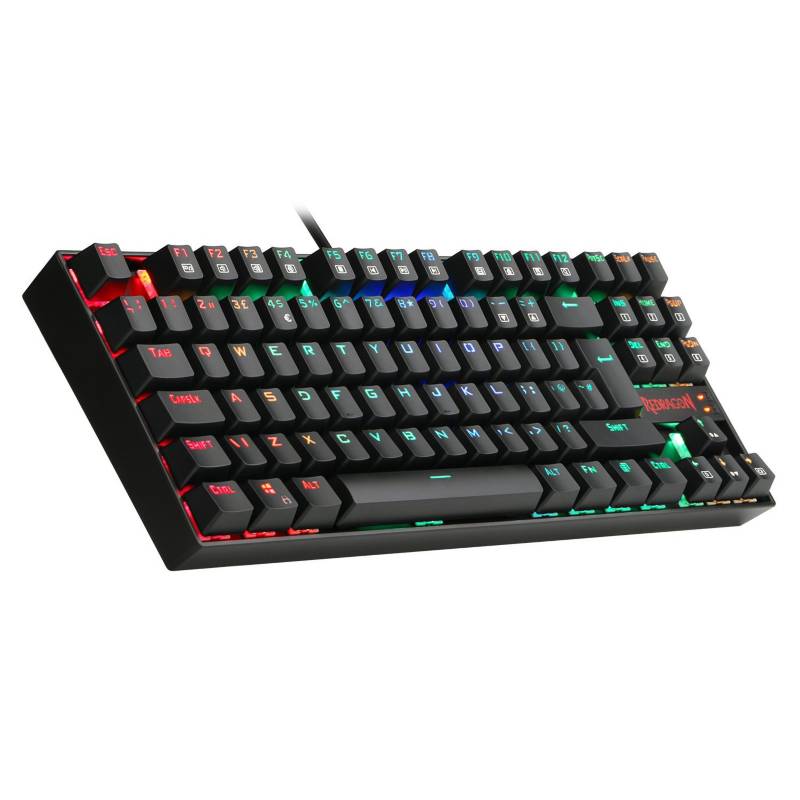 TECLADO REDRAGON GAMER MECANICO KUMURA RGB USB