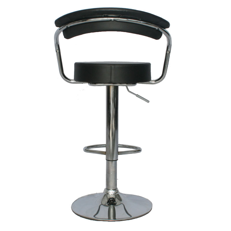 SILLA BAR BUTACO GIRATORIO NEGRO DESCANSA PIES