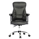 SILLA PARA OFICINA EJECUTIVA EN CUERINA RECLINABLE GIRATORIA BELGRADO