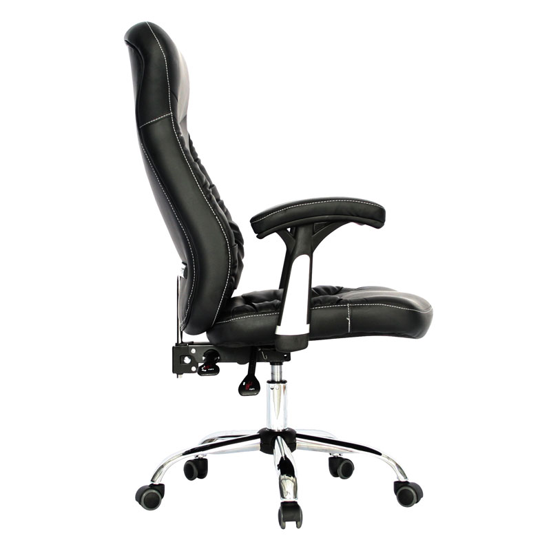 SILLA PARA OFICINA EJECUTIVA EN CUERINA RECLINABLE GIRATORIA BELGRADO