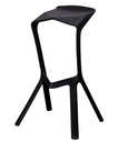 SILLA BAR PIZZA ALTA - NEGRO